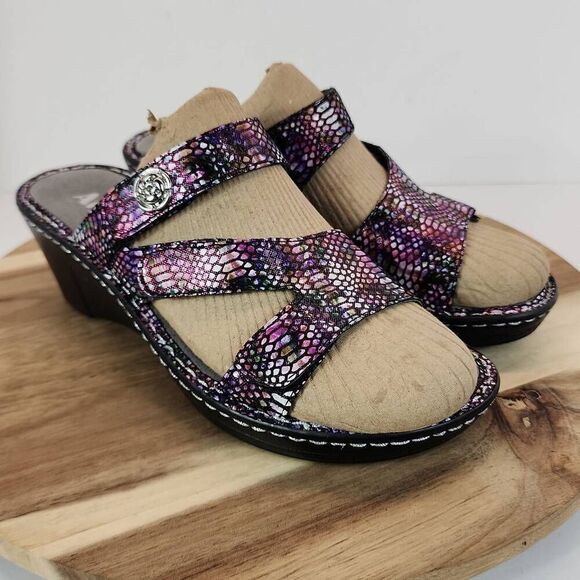 Alegria Loti Funtastic Wedge Sandals LOT-299 Women's Size 7 US / 37 EU - Picture 3 of 10